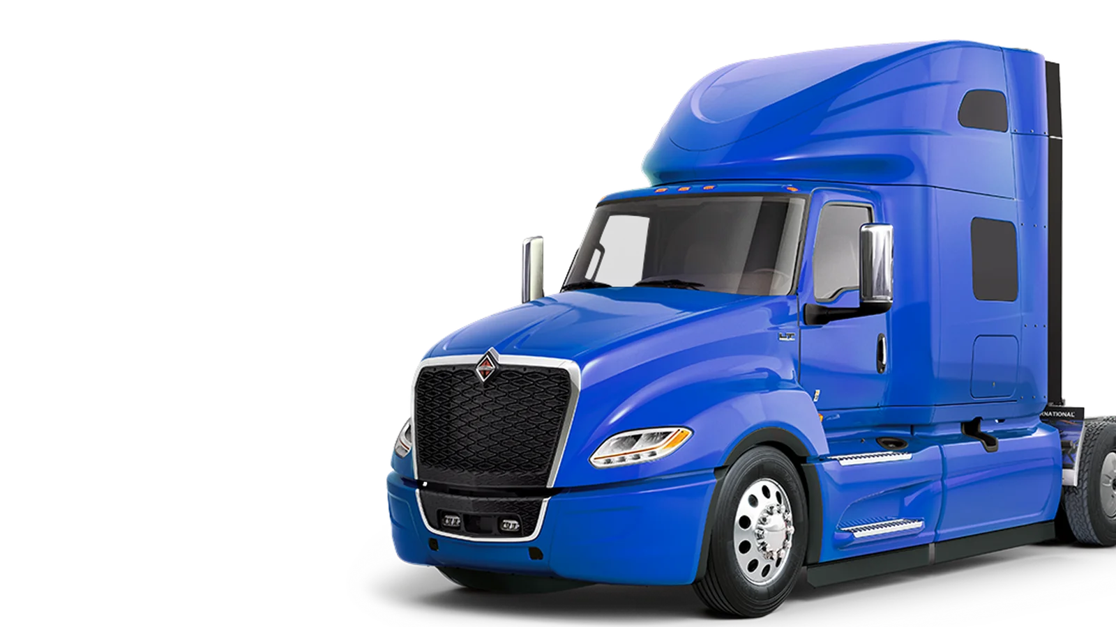 Tractocamión International Azul