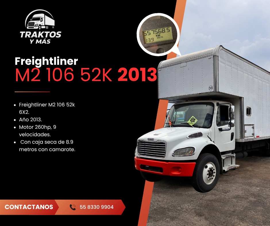 Freightliner M2 106 52k 6X2 2013